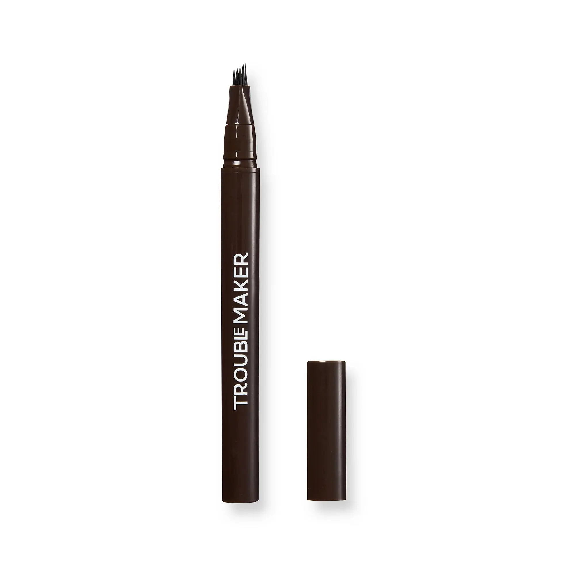 Fluffer Brow Brush Natural Brow Pen Dark Brown