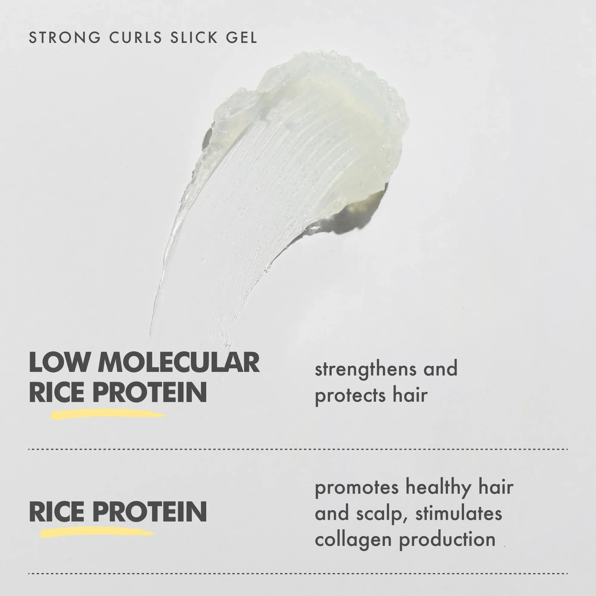 Strong Curls Rosemary Oil & Castor Oil Slick Gel - Image 4