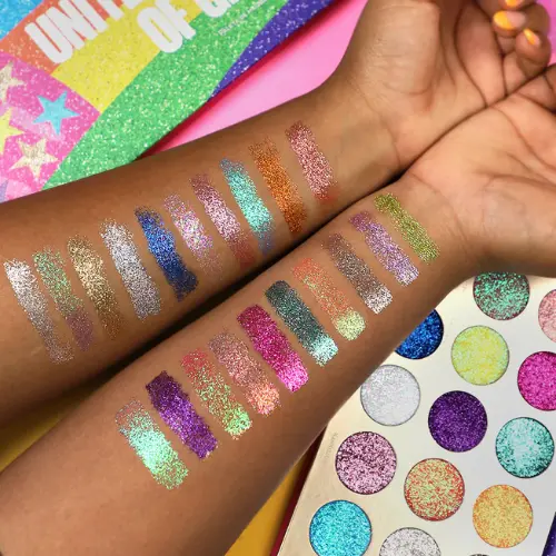 United Shades of Glitter 21 Pressed Glitter Palette - Image 3