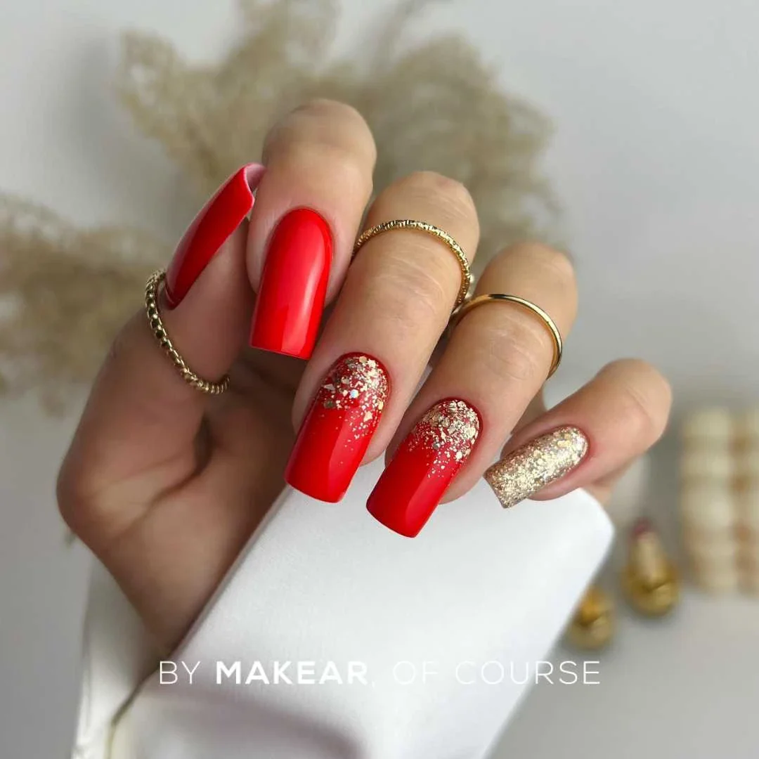 UV Gel Polish S57 Gold Star - Image 2