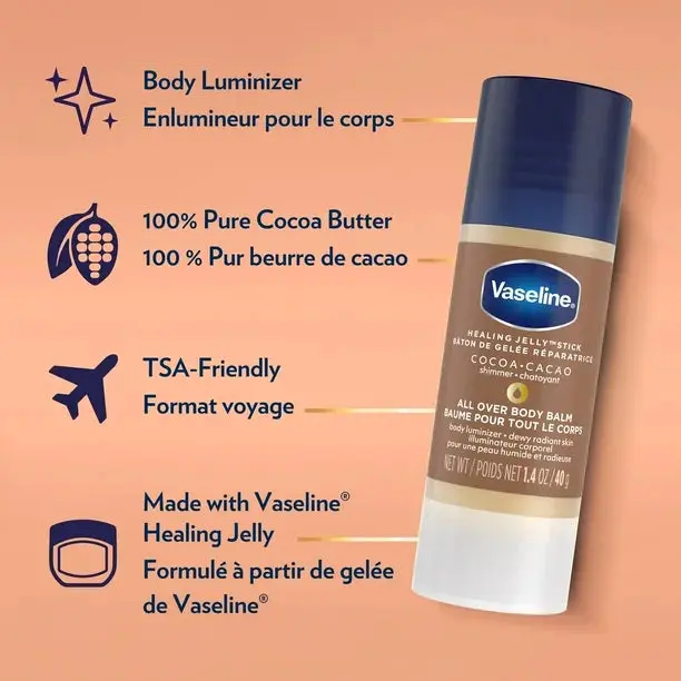Cocoa Shimmer Body Balm Jelly Stick - Image 4