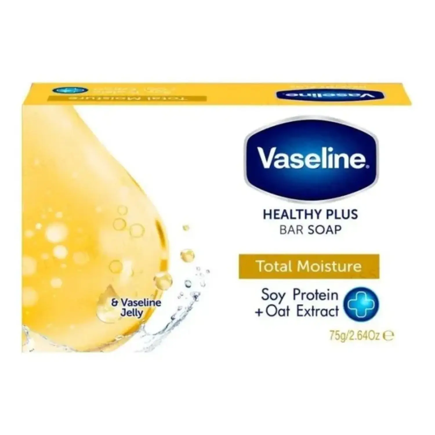 Healthy Plus Bar Soap Total Moisture Soy Protein + Oat Extract