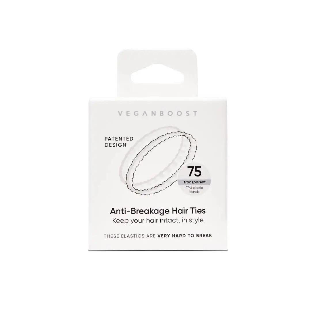 Anti Breakage Hair Ties White - Image 3