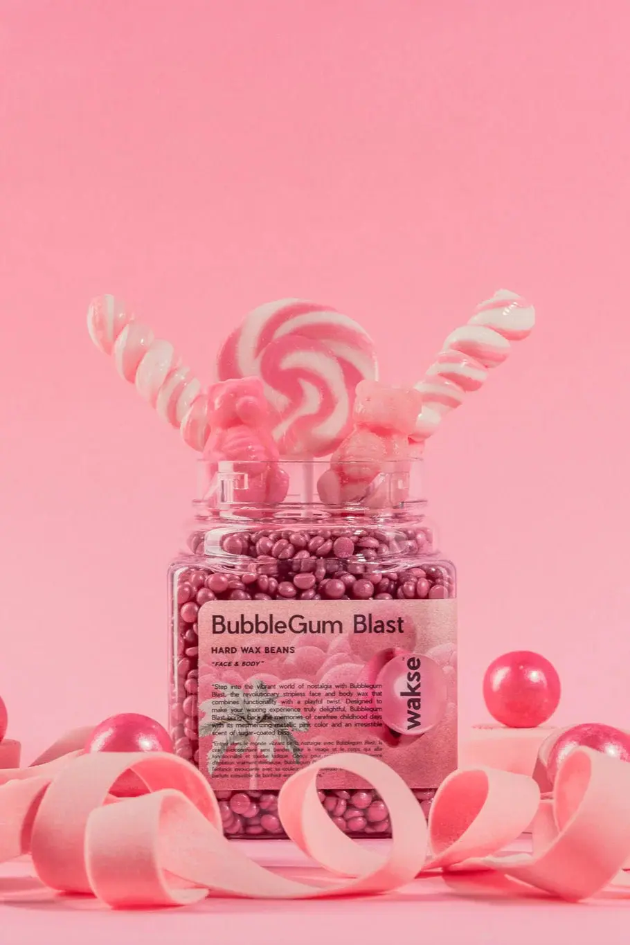 Hard Wax Beans Bubble Gum Small - Image 2