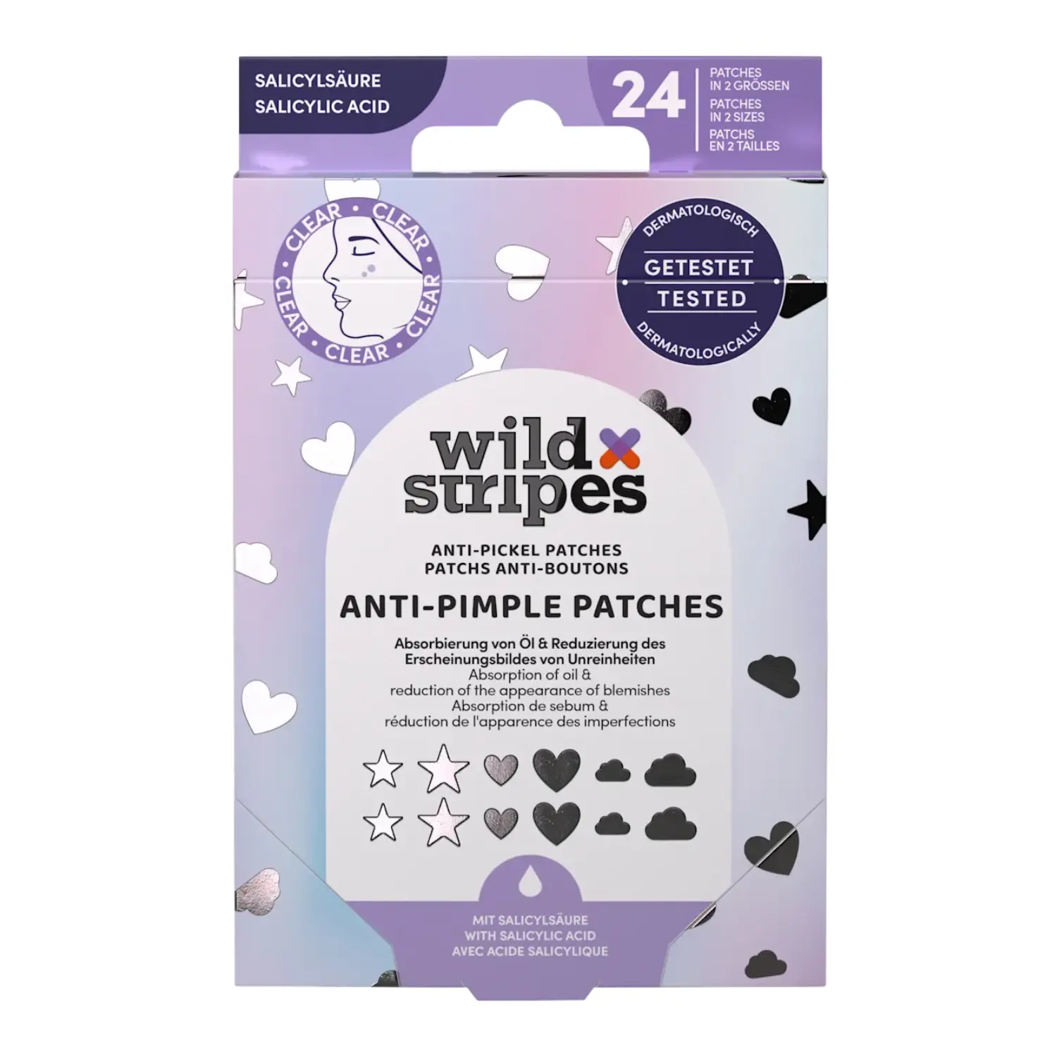 Ant-Pimple Patches Holo Clear